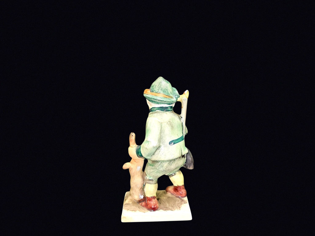 Friedel Bavaria Porcelain Hunter w Rabbit