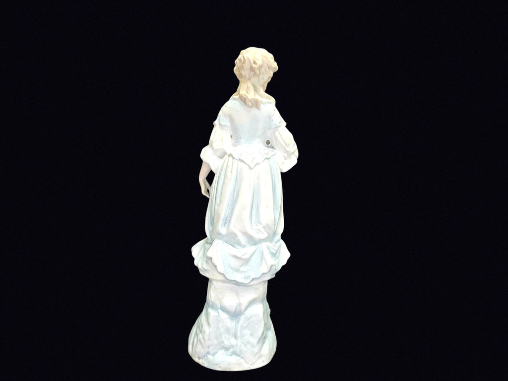 Bisque Porcelain Victorian Lady Figurine c1900