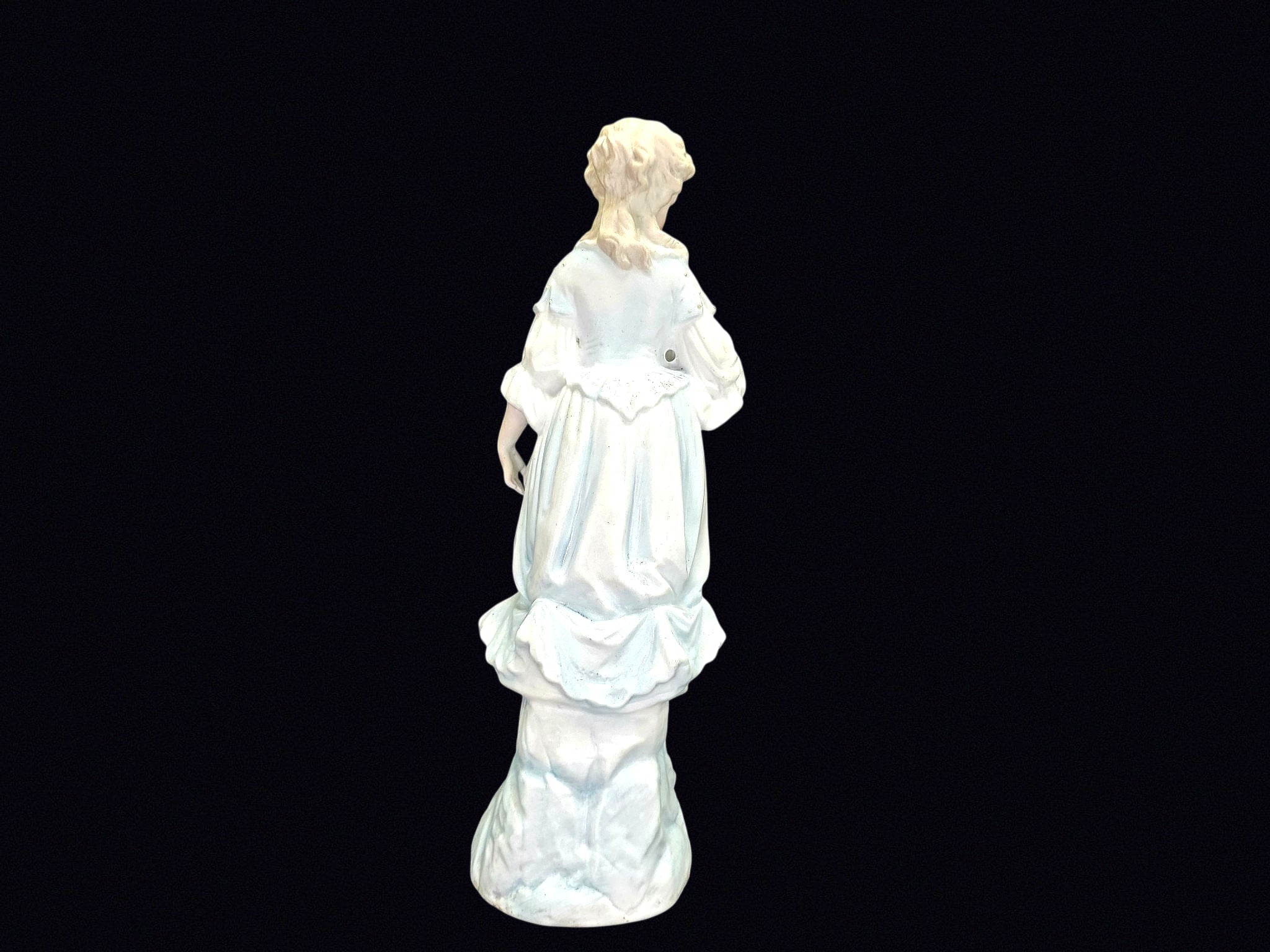 Bisque Porcelain Victorian Lady Figurine c1900