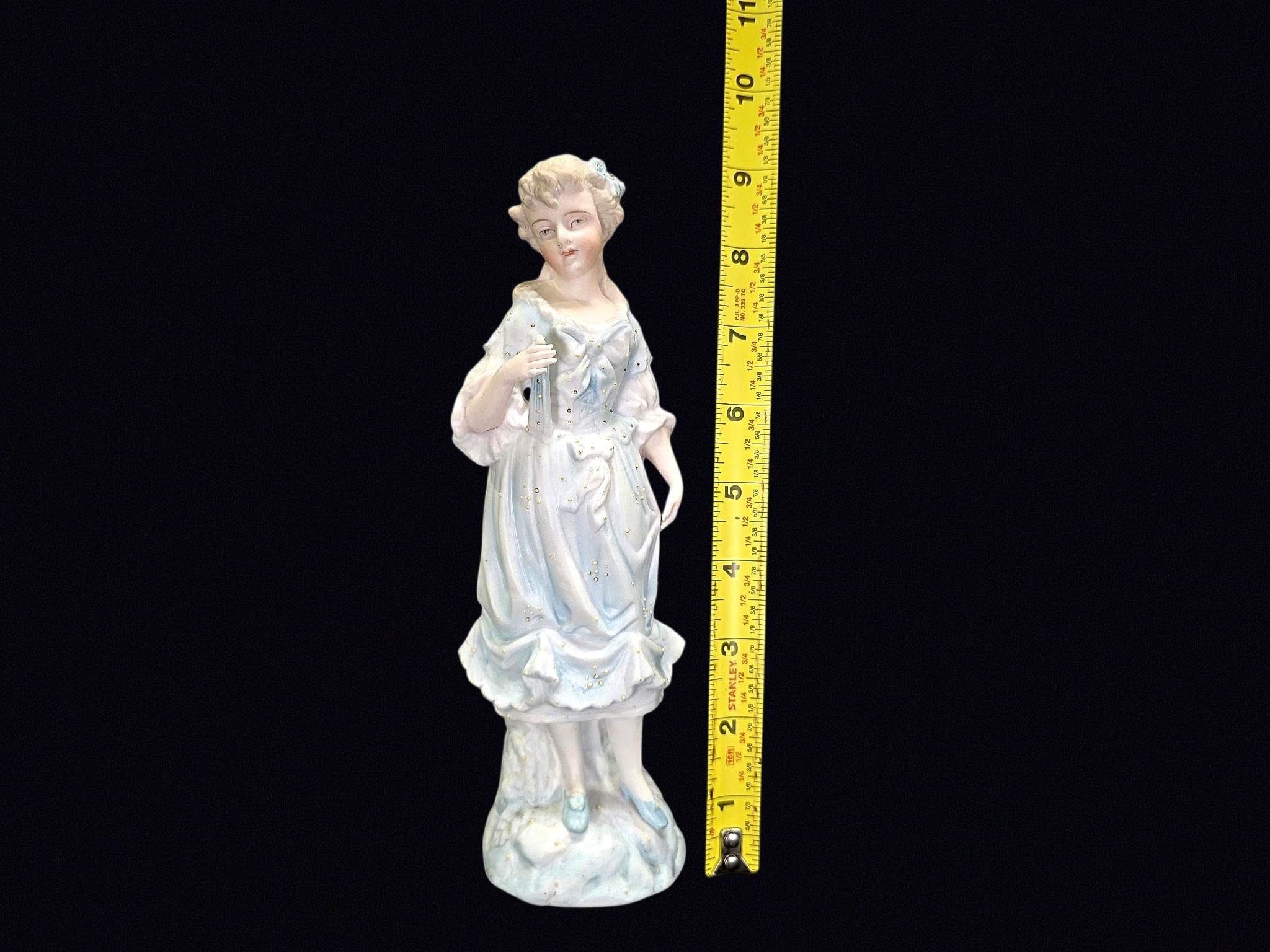 Bisque Porcelain Victorian Lady Figurine c1900
