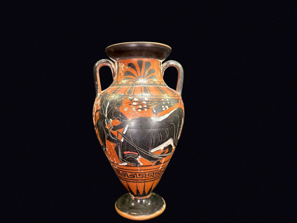Greek Black-Figure Amphora 20thC Repro
