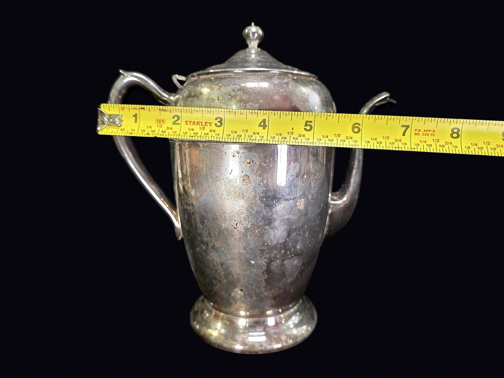 Webster Intl Silver Co 2110 Coffee Pot c1940