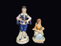 Japan Porcelain Figurines Dresden Lace Pair