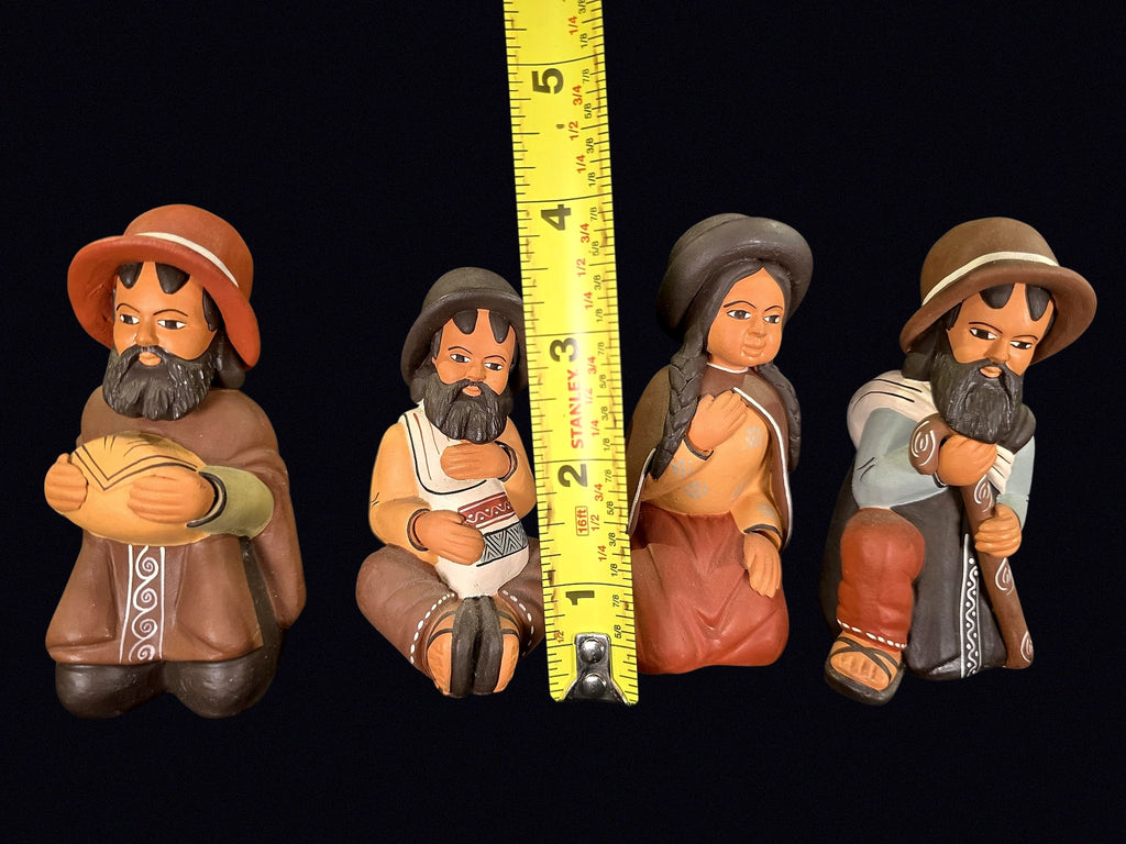 Peruvian Folk Art Pottery Nativity Figures 4