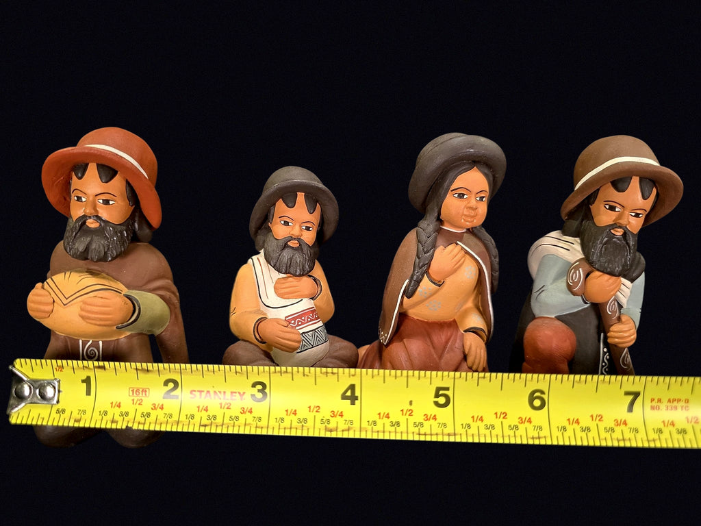 Peruvian Folk Art Pottery Nativity Figures 4