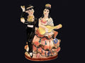 Mid-Century Ceramic Flamenco Couple Figurine