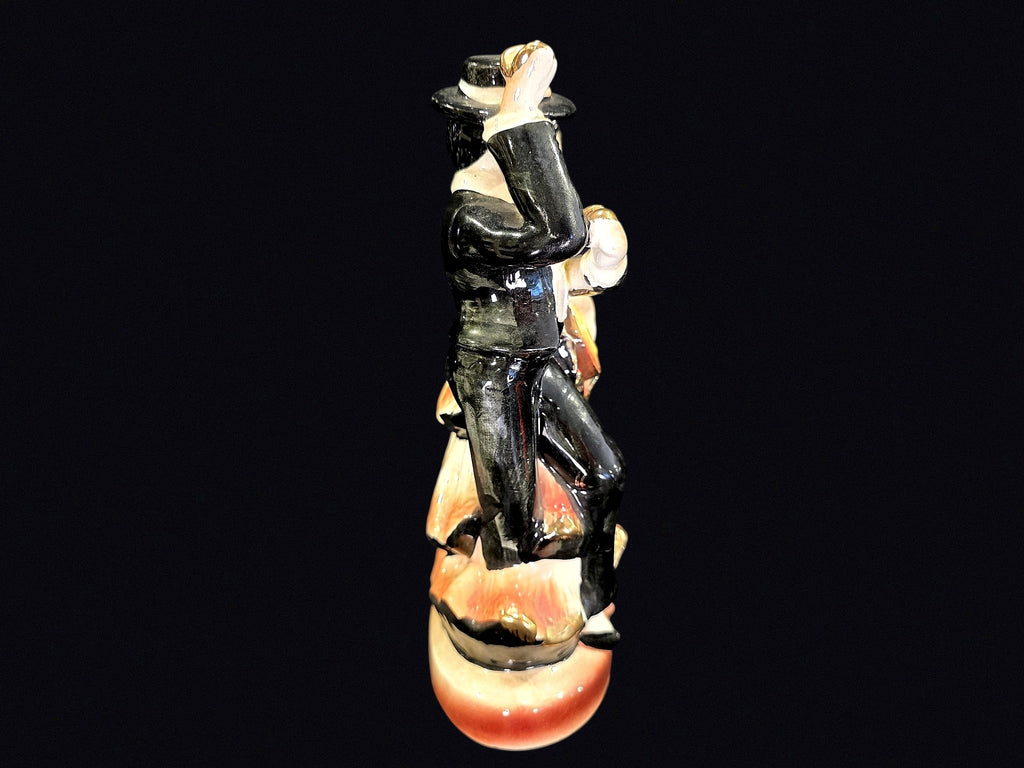Mid-Century Ceramic Flamenco Couple Figurine