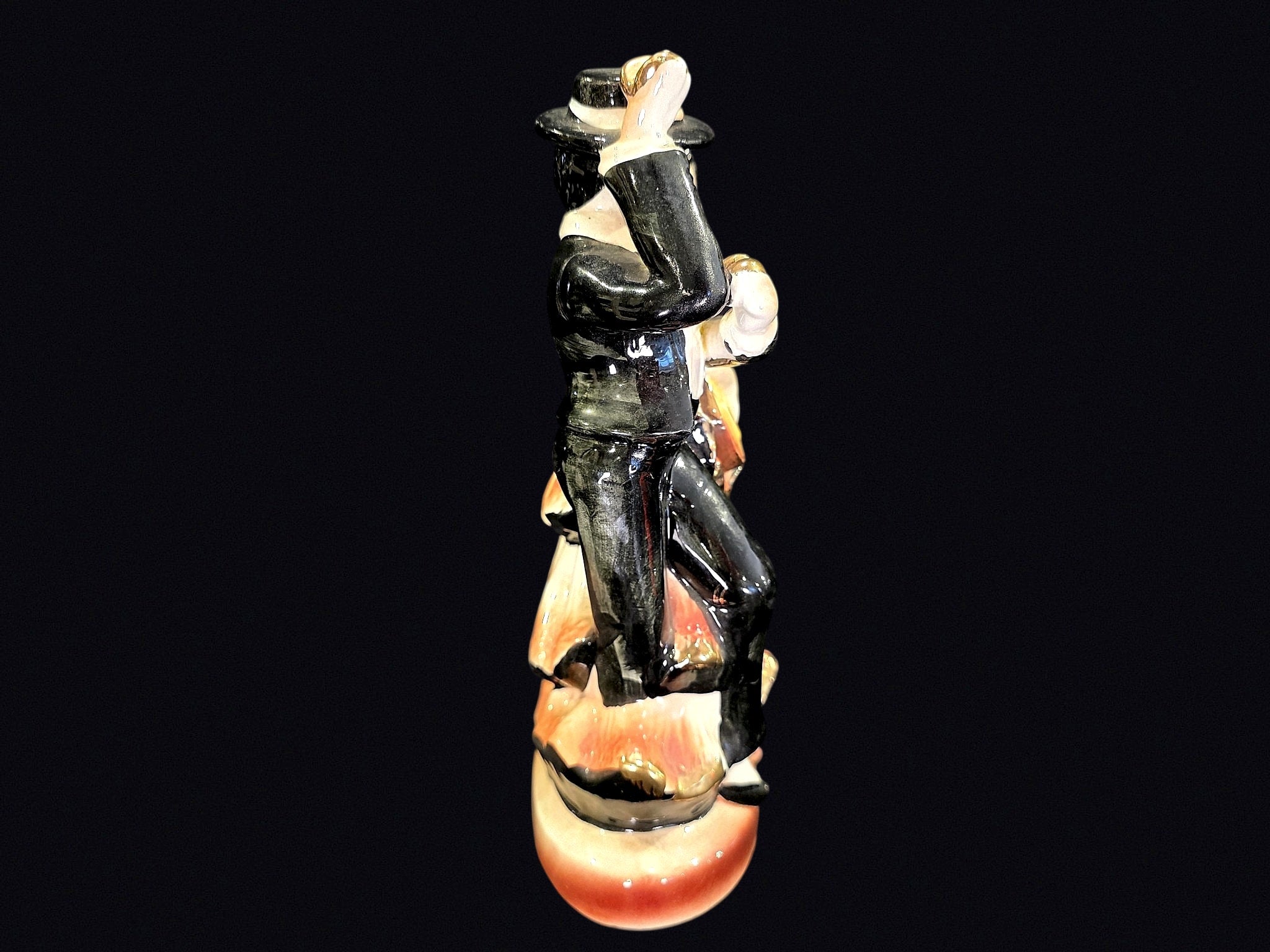 Mid-Century Ceramic Flamenco Couple Figurine