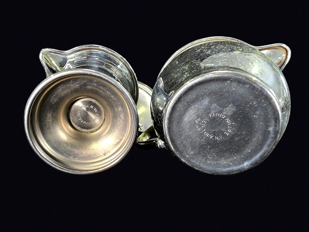Paul Revere NY Silverplate Syrup & Creamer