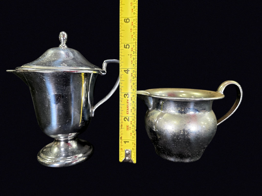 Paul Revere NY Silverplate Syrup & Creamer