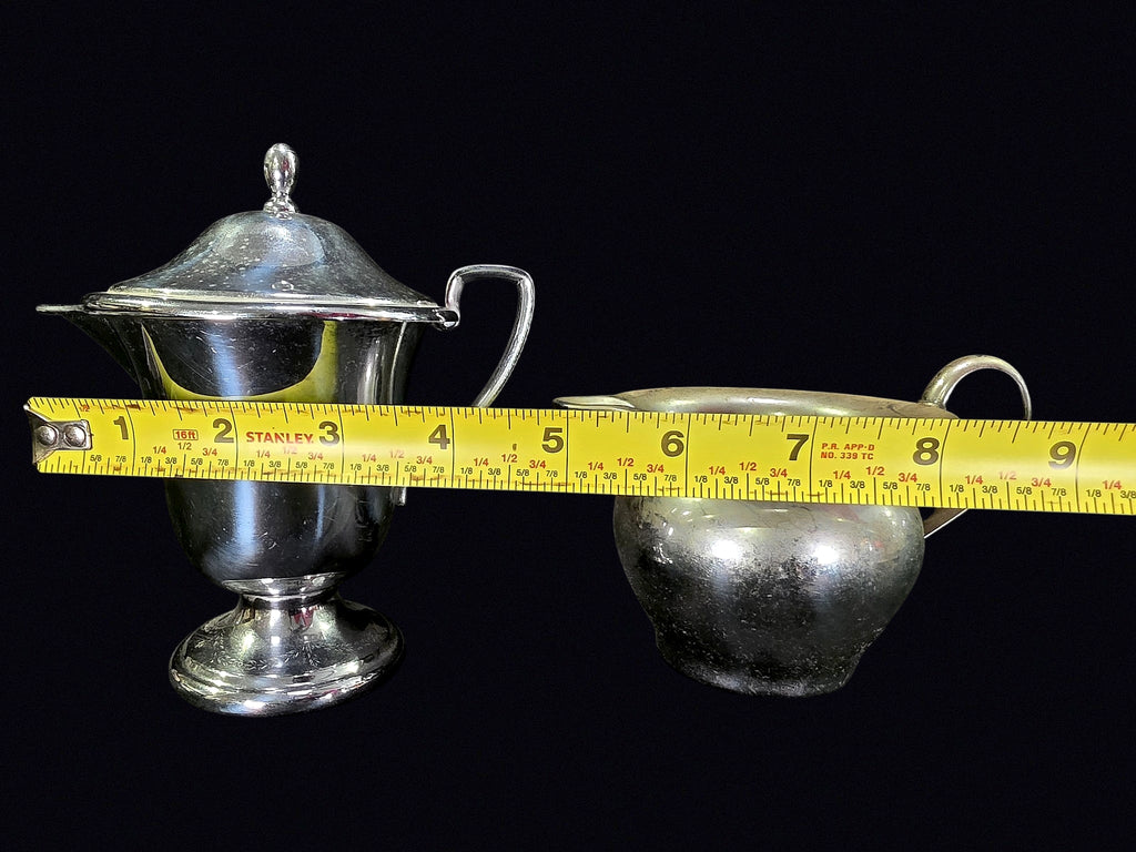 Paul Revere NY Silverplate Syrup & Creamer