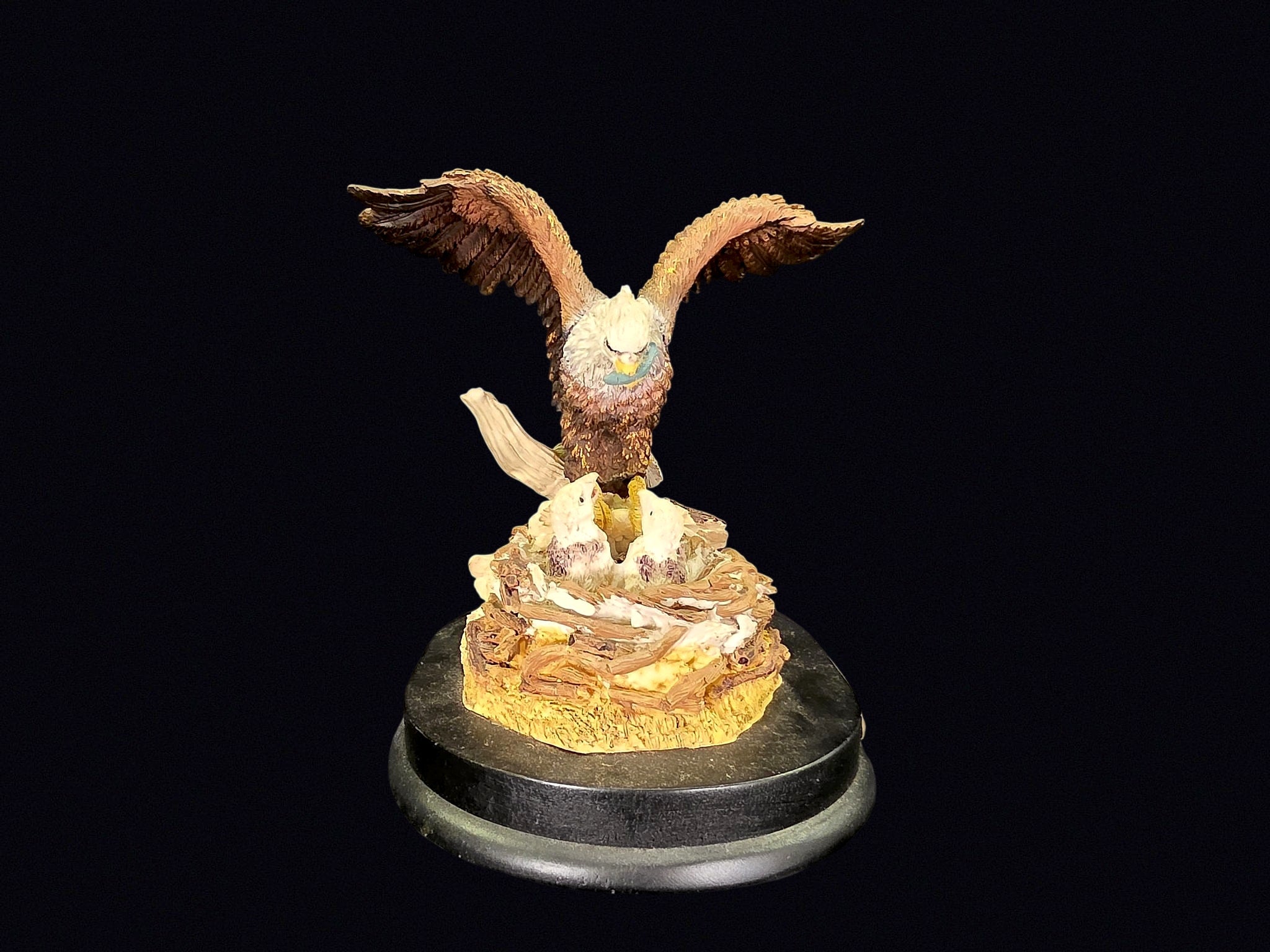 Amici American Bald Eagles Resin Sculpture