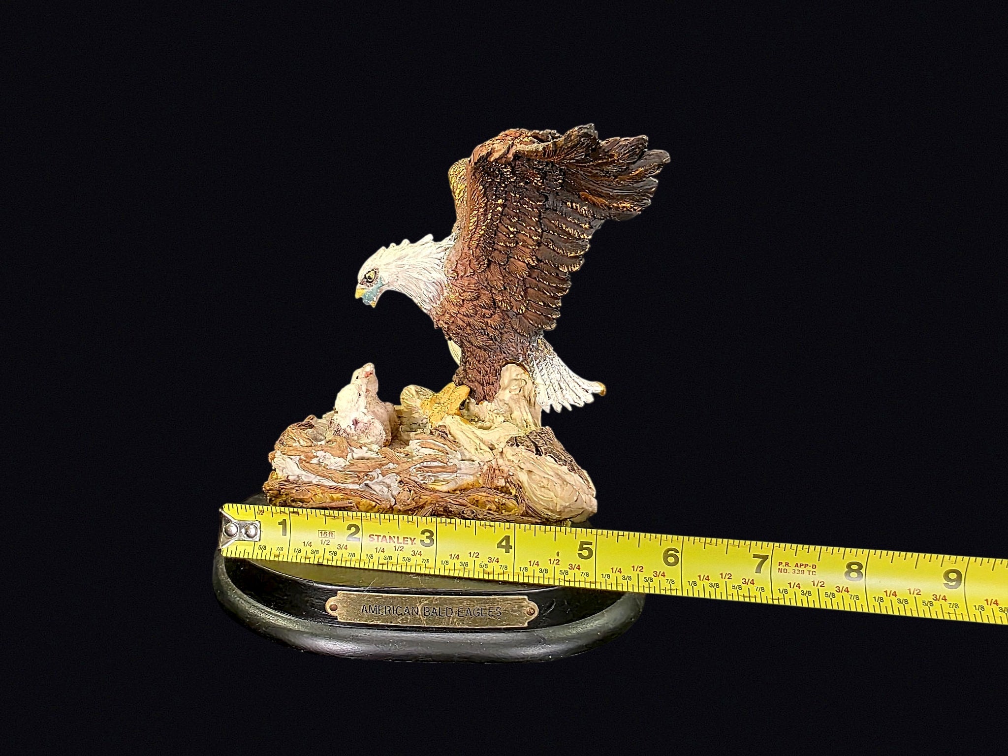 Amici American Bald Eagles Resin Sculpture