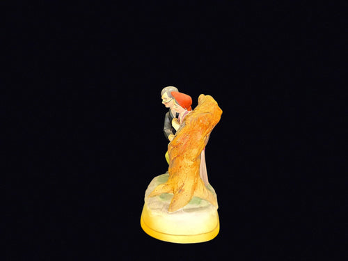 Bisque Porcelain Elderly Couple Music Box