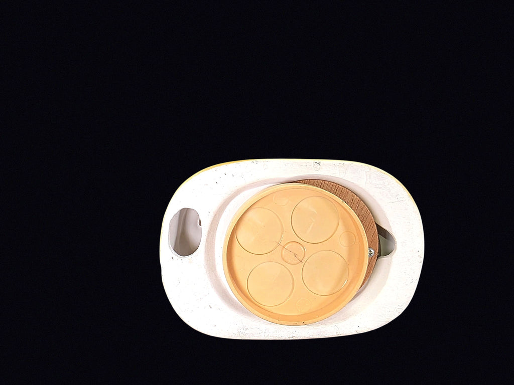 Bisque Porcelain Elderly Couple Music Box