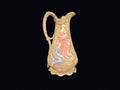 Chalkware Ewer Classical Relief Figures c1900