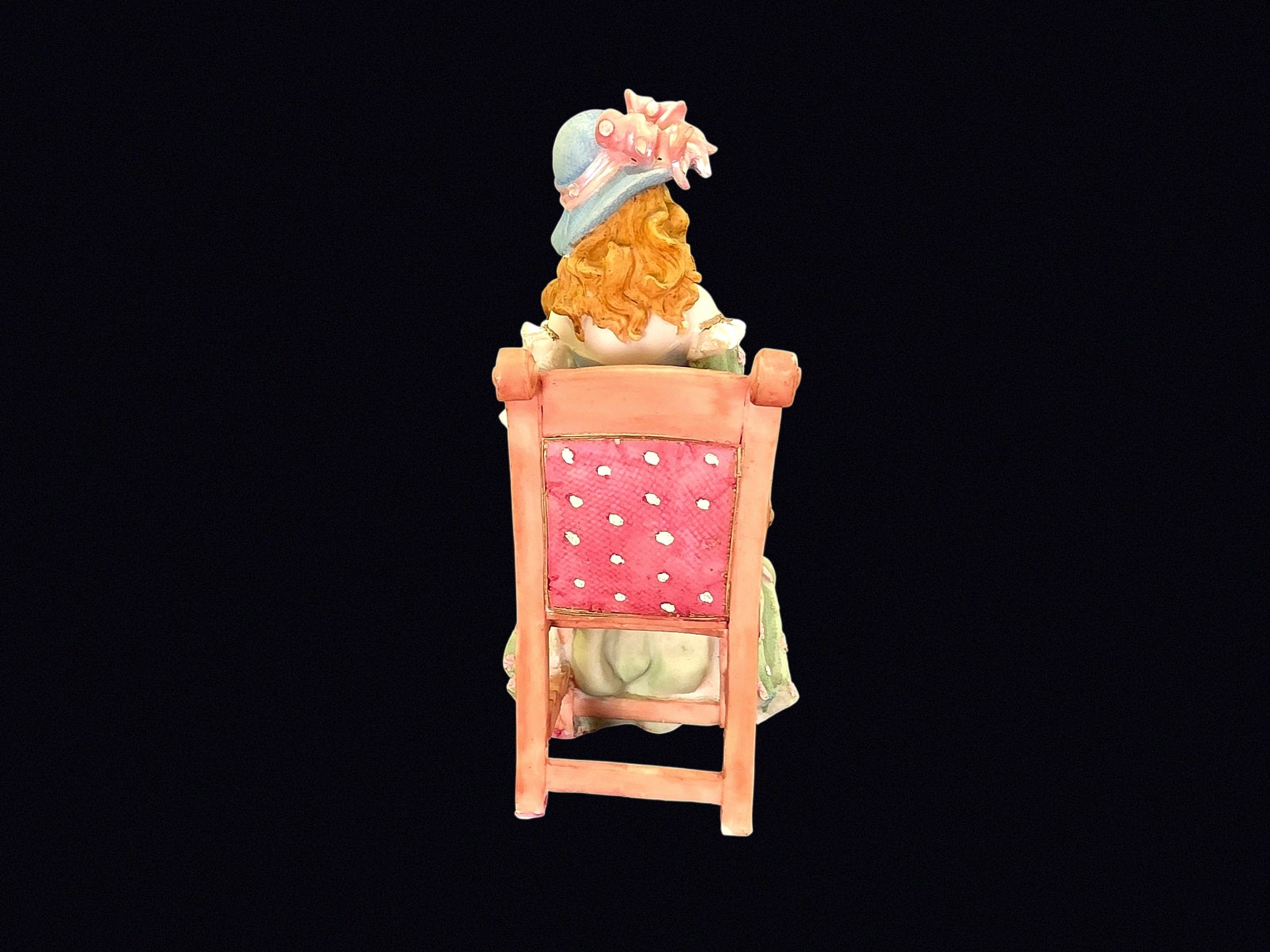 Resin Mother and Child Reading Figurine
