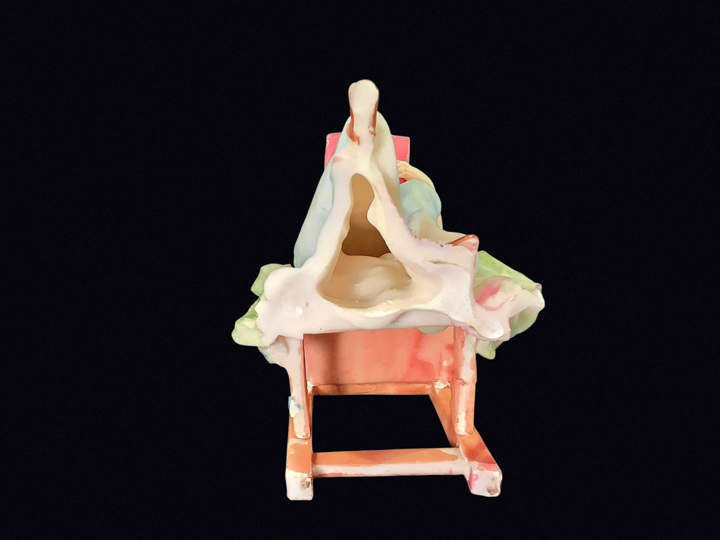 Resin Mother and Child Reading Figurine