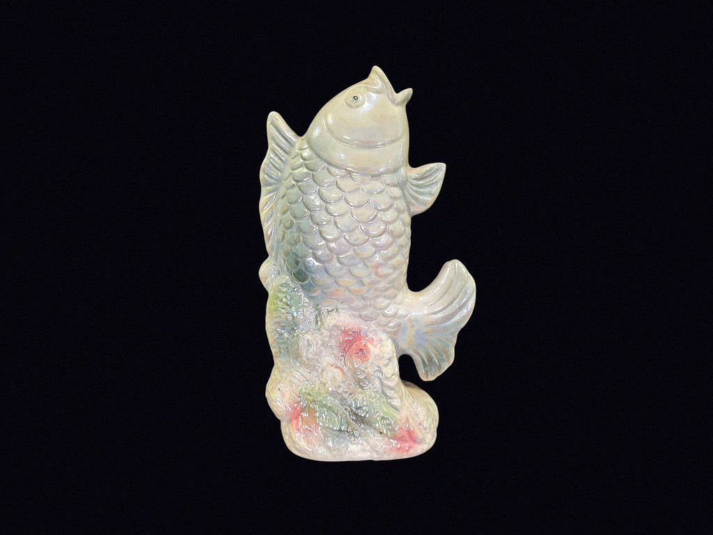Daniel Brand Lustre Ceramic Koi on Coral Base