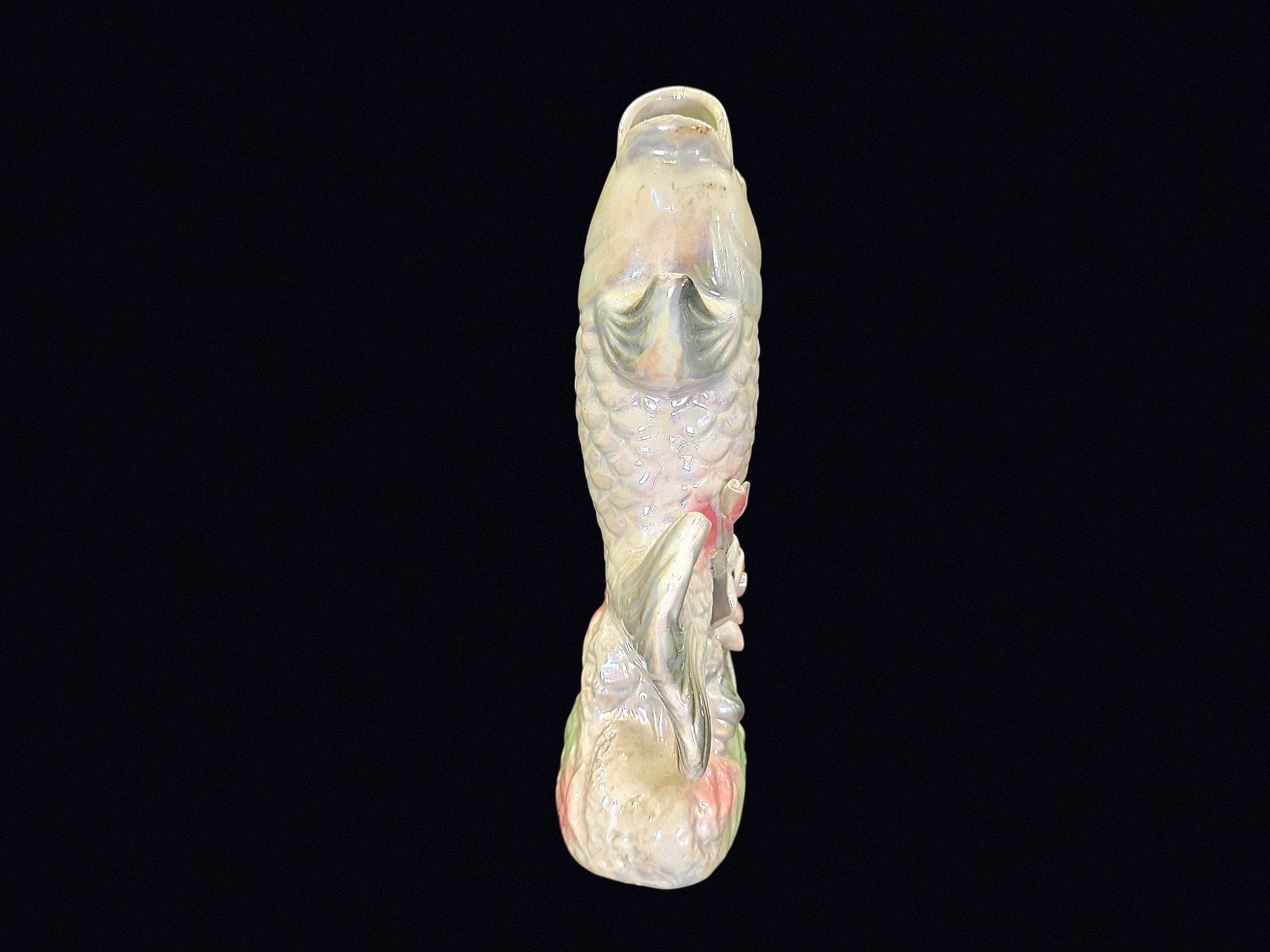 Daniel Brand Lustre Ceramic Koi on Coral Base