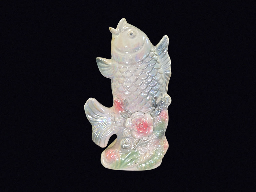 Daniel Brand Lustre Ceramic Koi on Coral Base