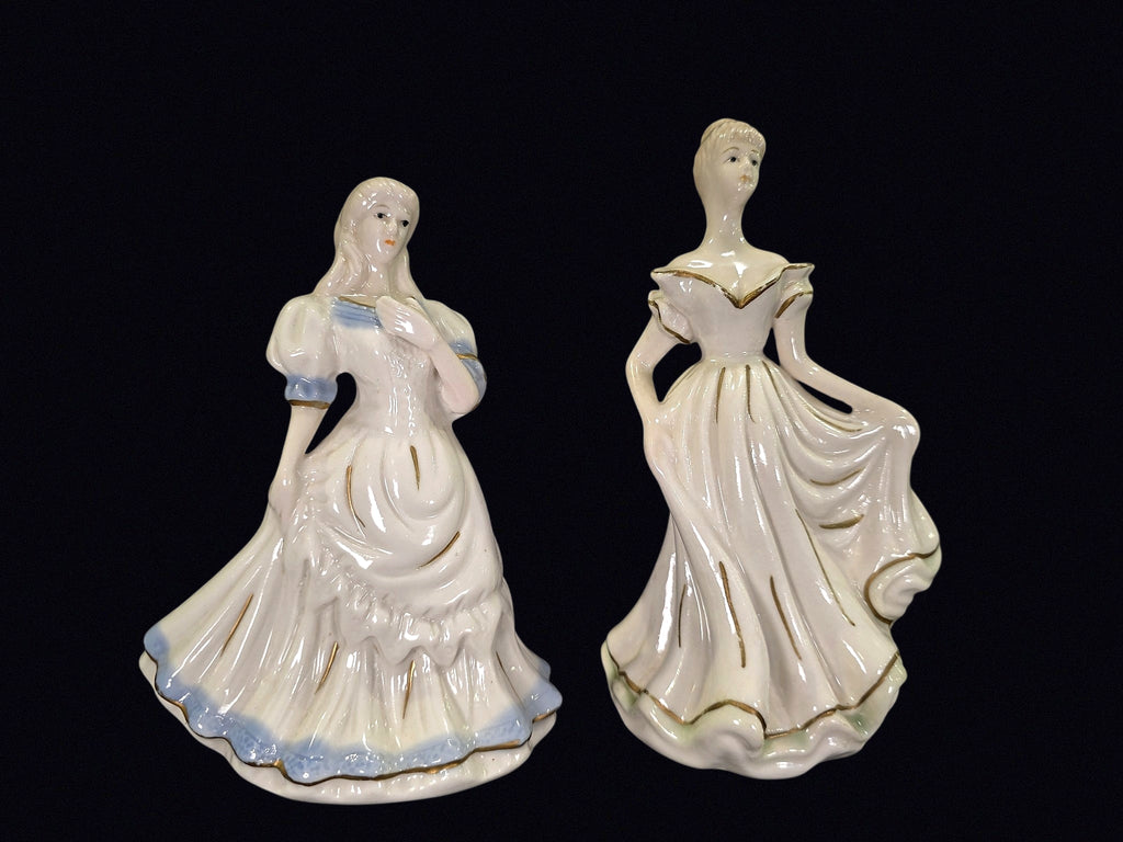 K's Collection Porcelain Lady Figurines Pair