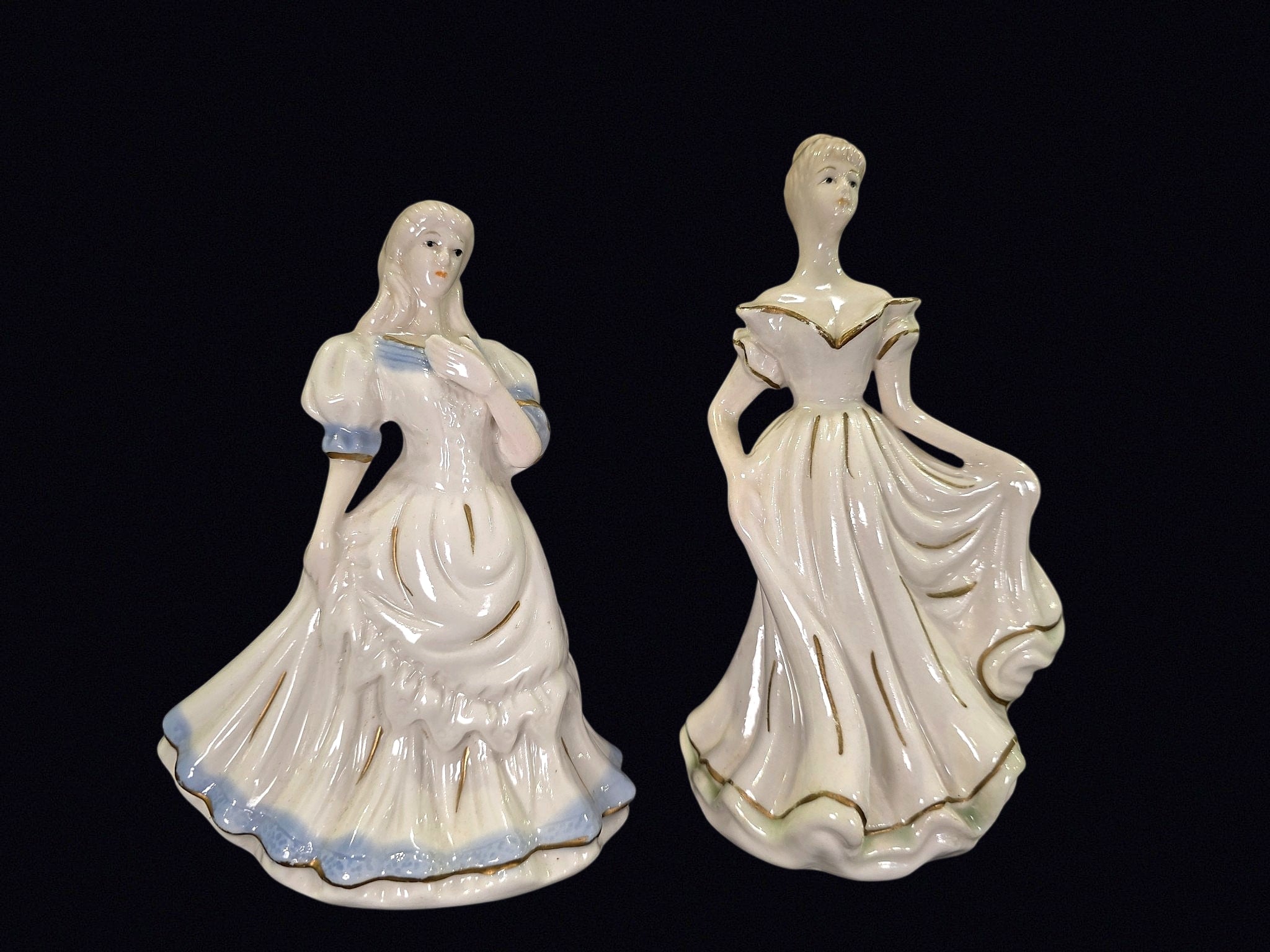 K's Collection Porcelain Lady Figurines Pair