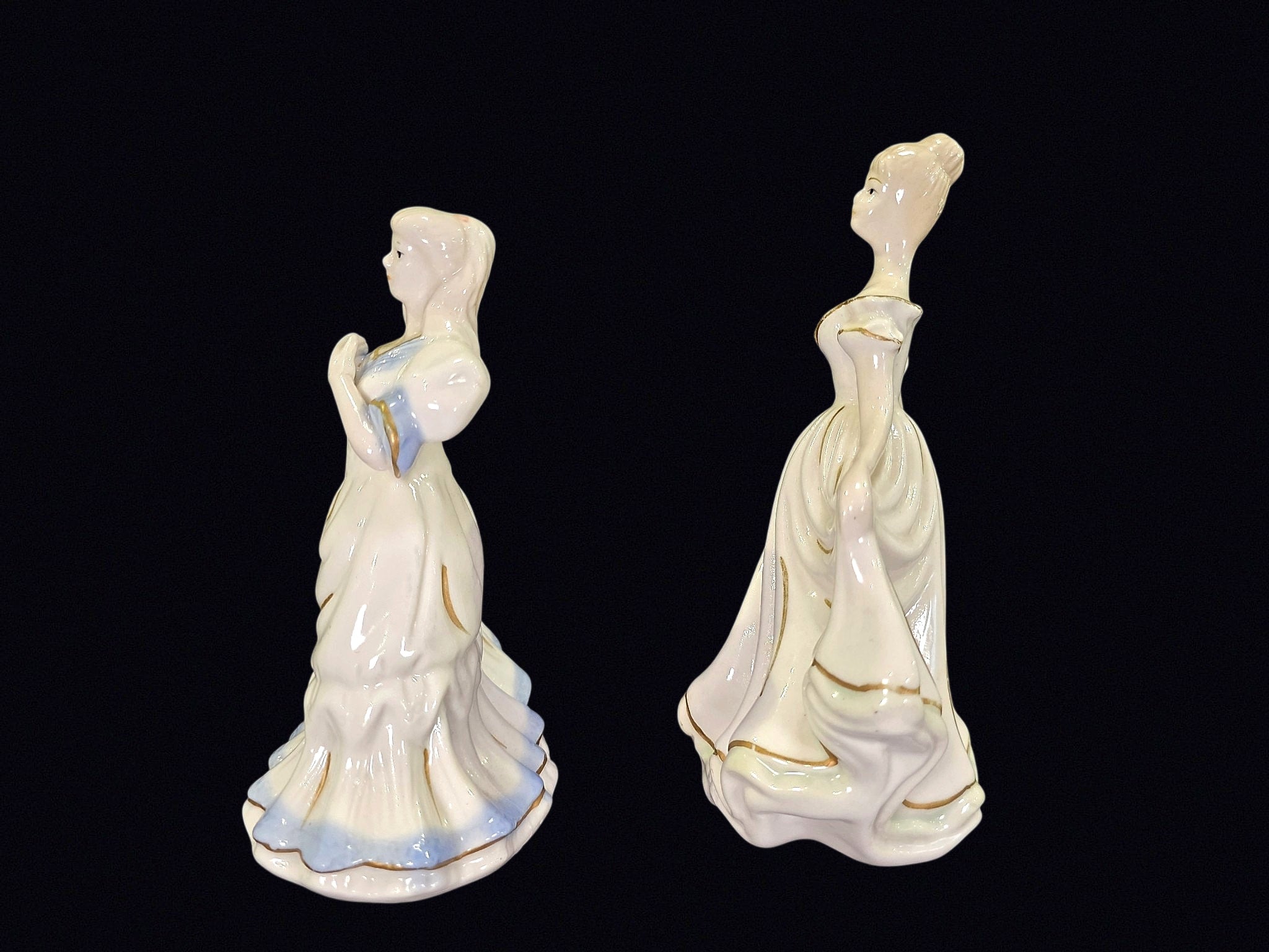 K's Collection Porcelain Lady Figurines Pair