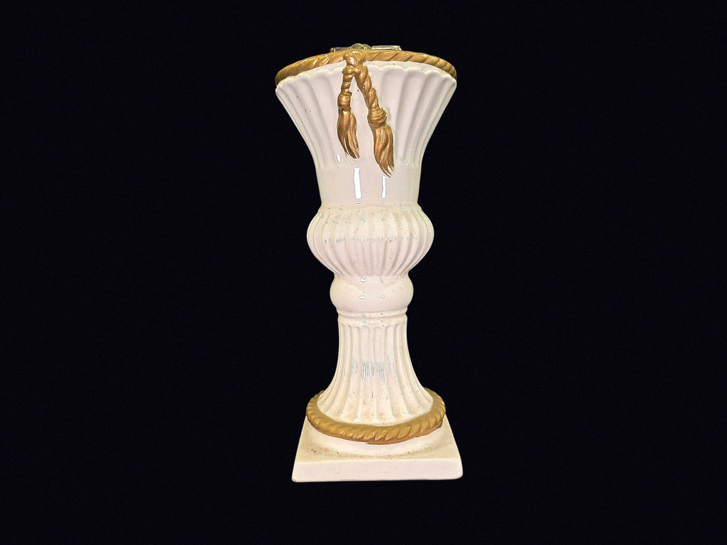 Japan Porcelain Urn Table Lighter Gilt Trim