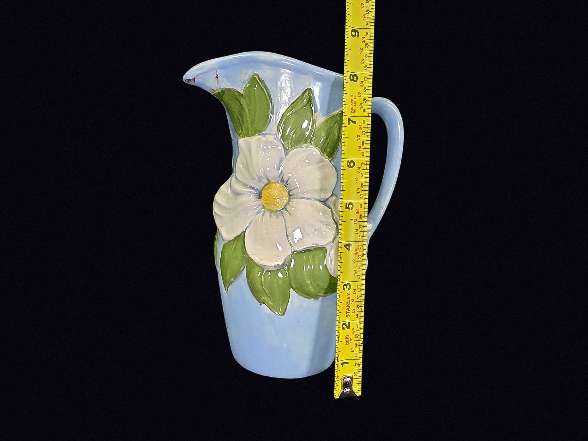 Holland Mold 1982 Magnolia Ceramic Pitcher