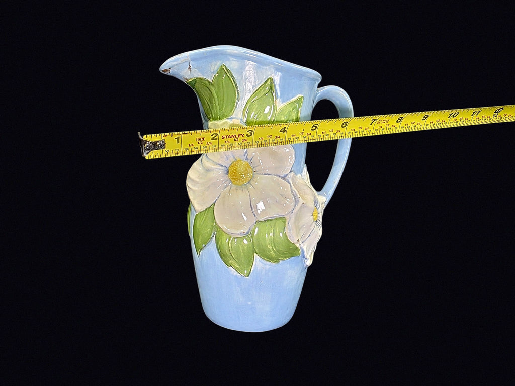 Holland Mold 1982 Magnolia Ceramic Pitcher