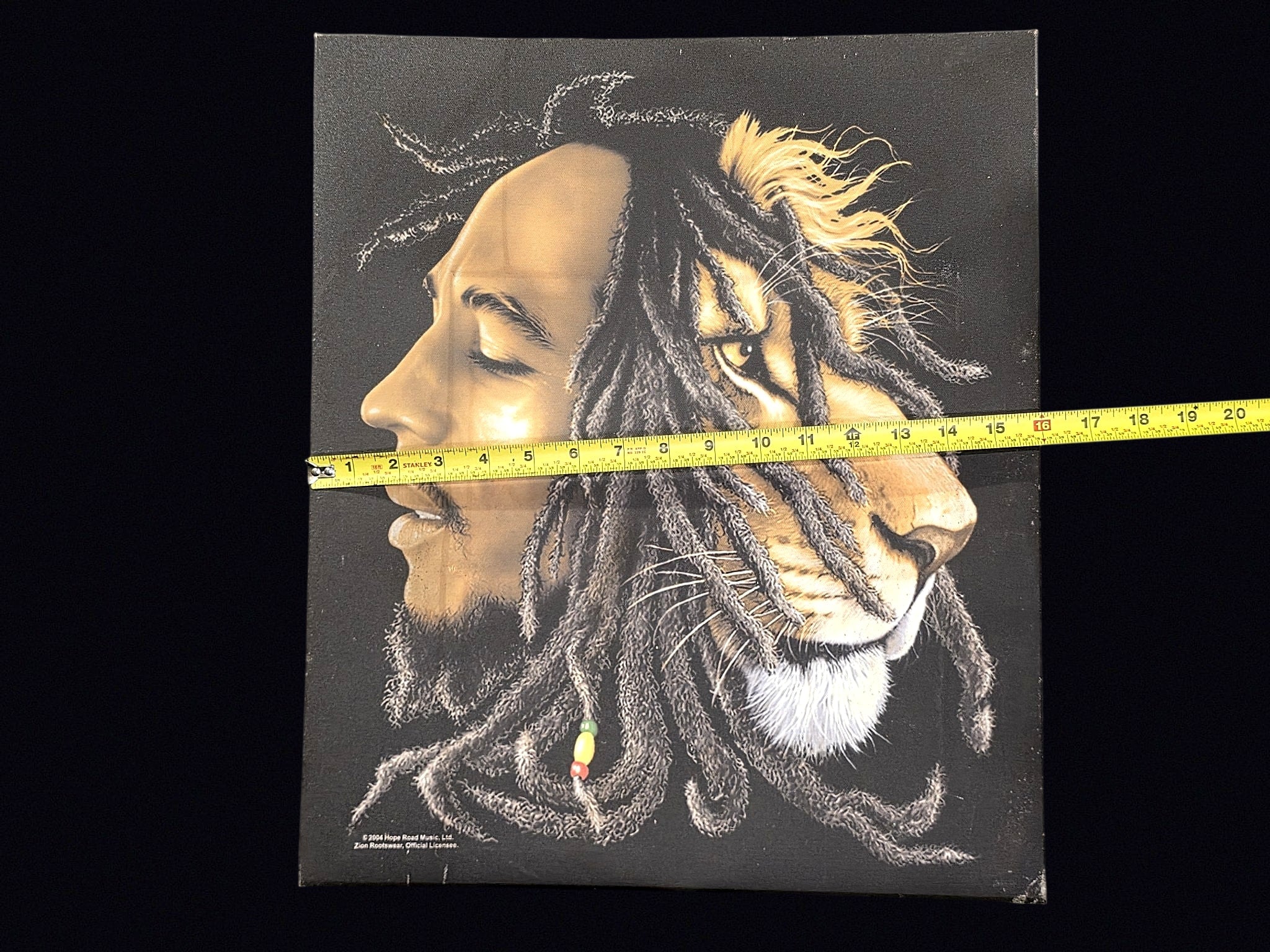 Bob Marley Lion of Judah 2004 Canvas Print
