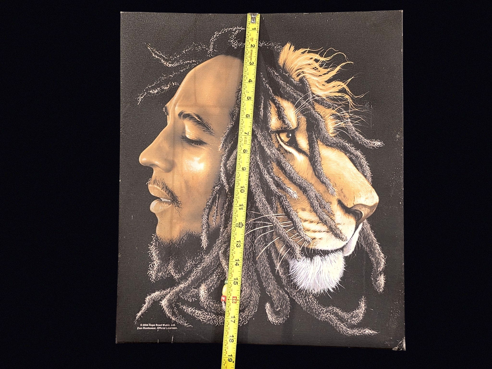 Bob Marley Lion of Judah 2004 Canvas Print