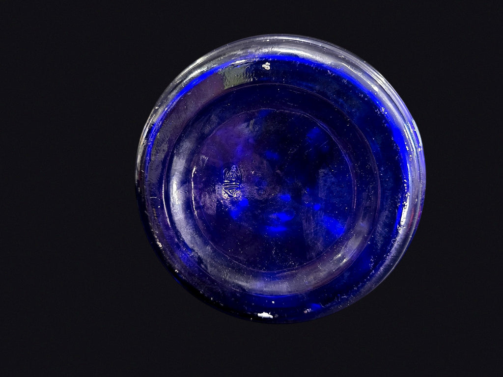 Casadis Milano Cobalt Glass Bail Jar Italy