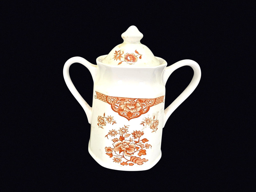 Meakin Old Pekin Ironstone Sugar Bowl c1960s