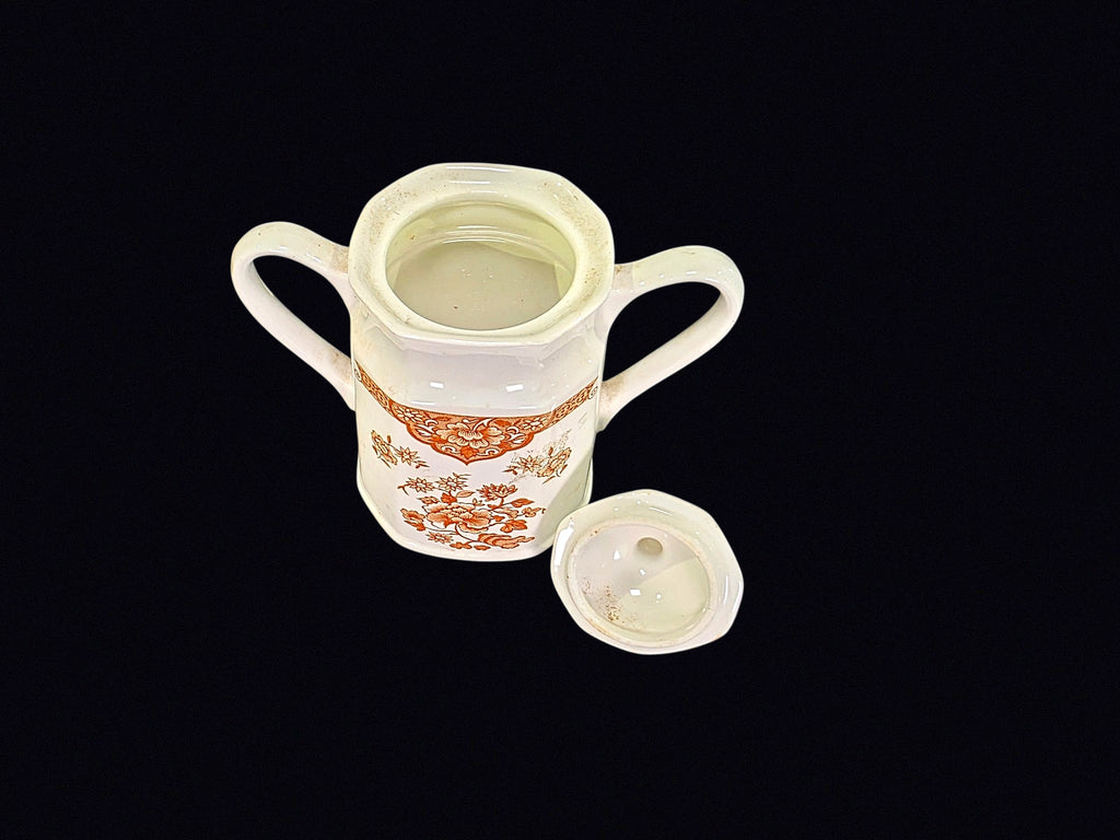 Meakin Old Pekin Ironstone Sugar Bowl c1960s