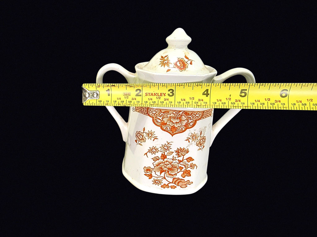 Meakin Old Pekin Ironstone Sugar Bowl c1960s