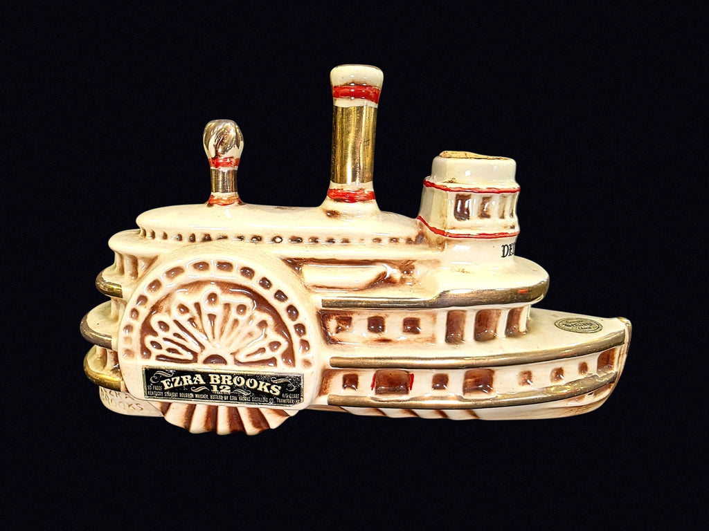Ezra Brooks 1969 Delta Belle Ceramic Decanter