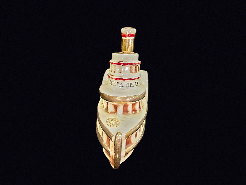 Ezra Brooks 1969 Delta Belle Ceramic Decanter