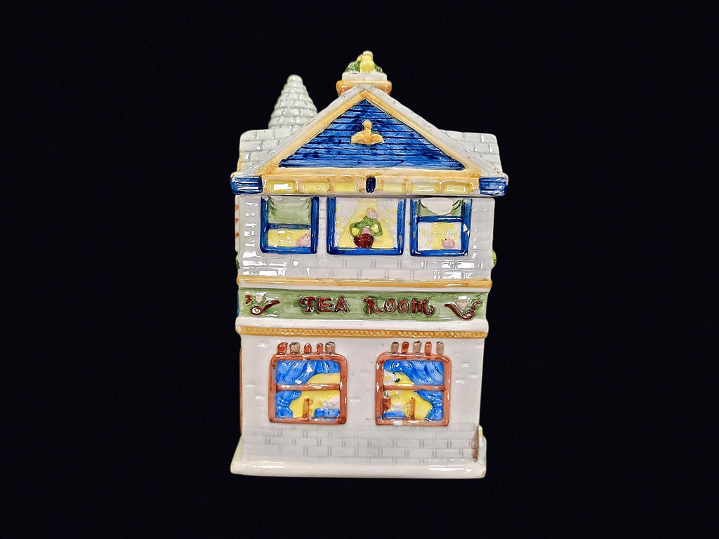 Ceramic Village Shop Cookie Jar 1990s