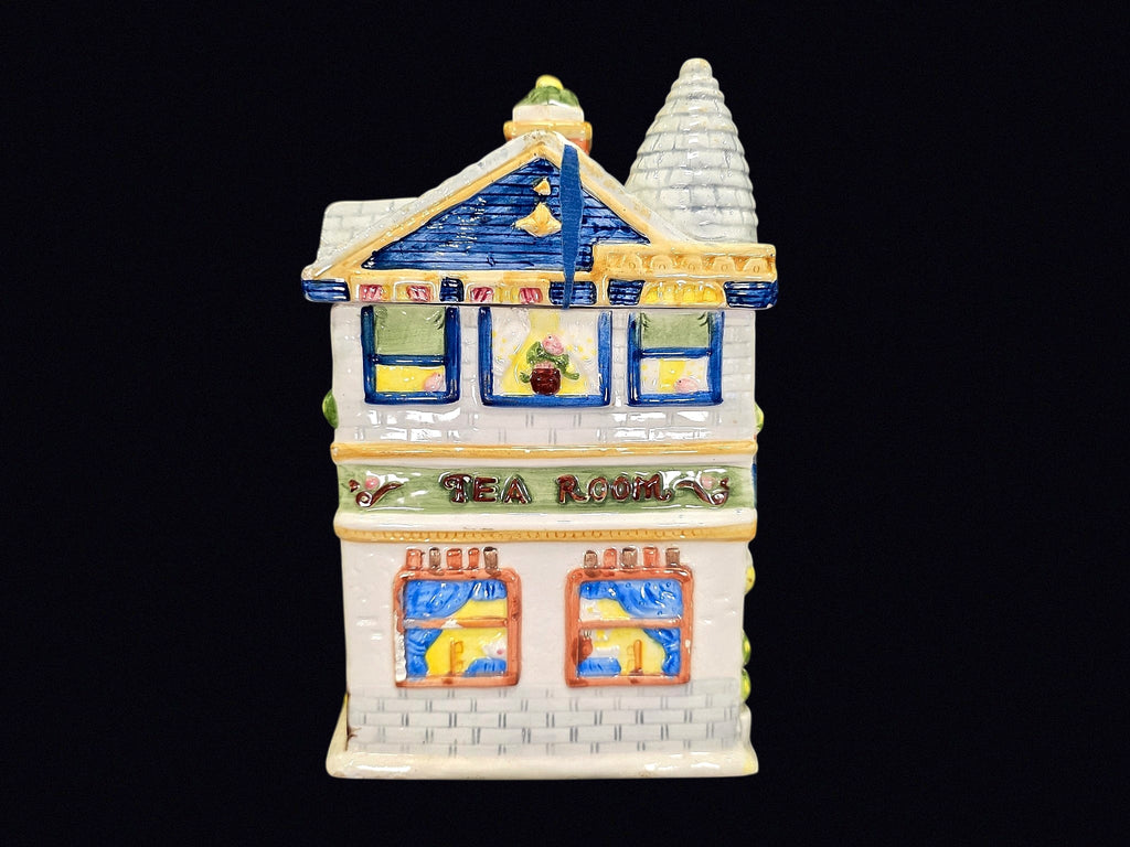 Ceramic Village Shop Cookie Jar 1990s
