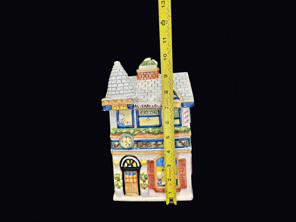 Ceramic Village Shop Cookie Jar 1990s
