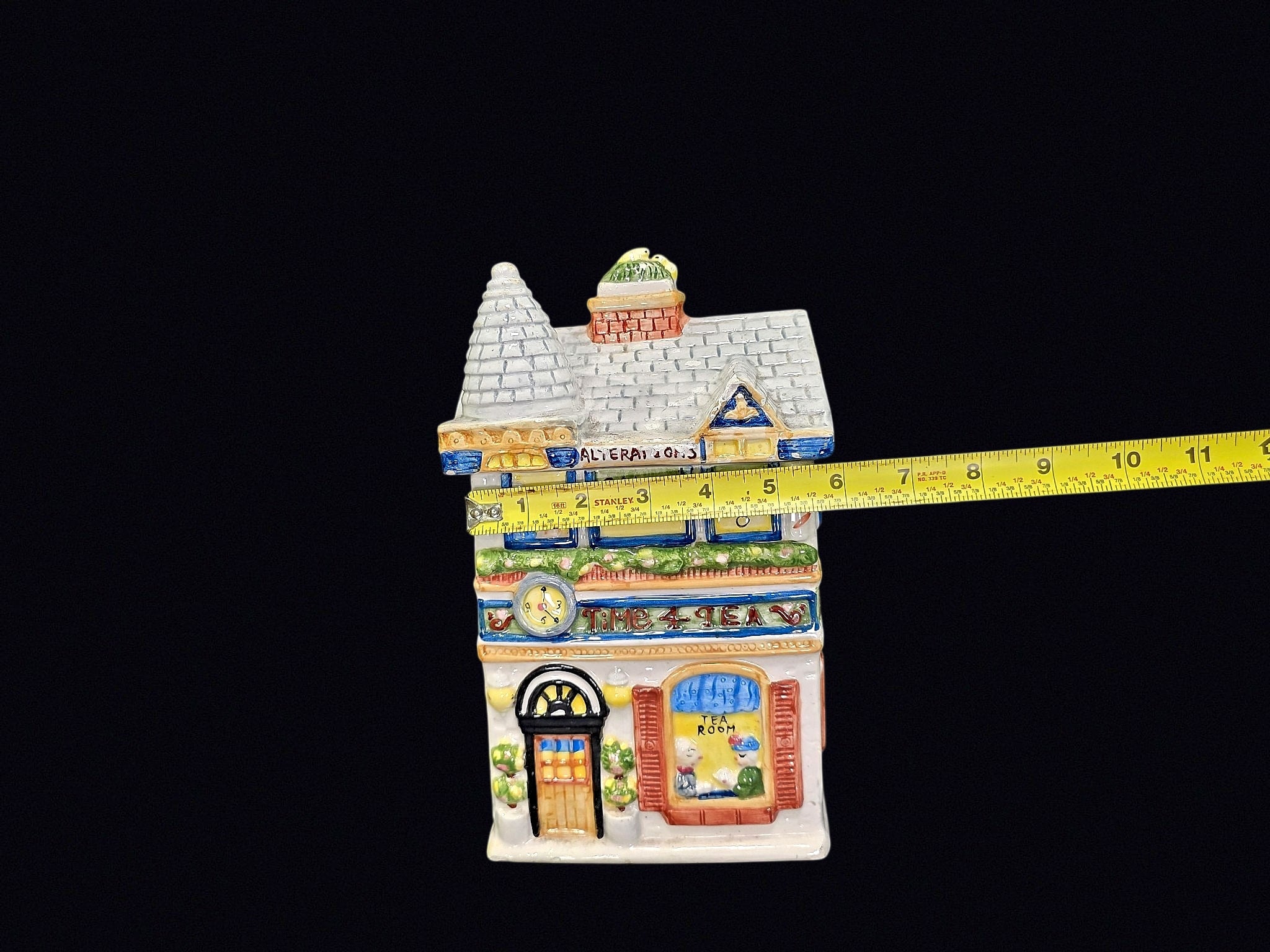 Ceramic Village Shop Cookie Jar 1990s