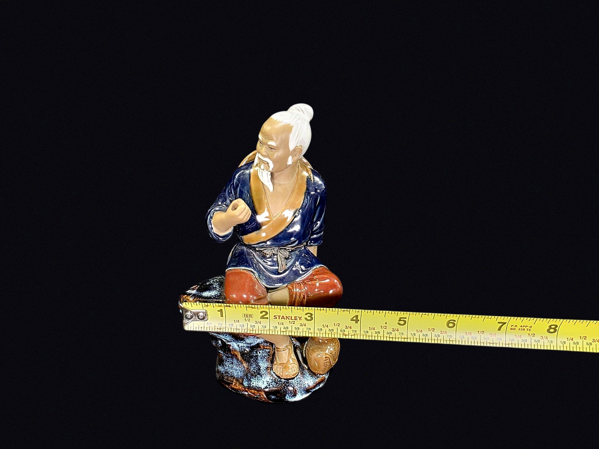 Shiwan Pottery Mudman Fisherman Figure 20th C