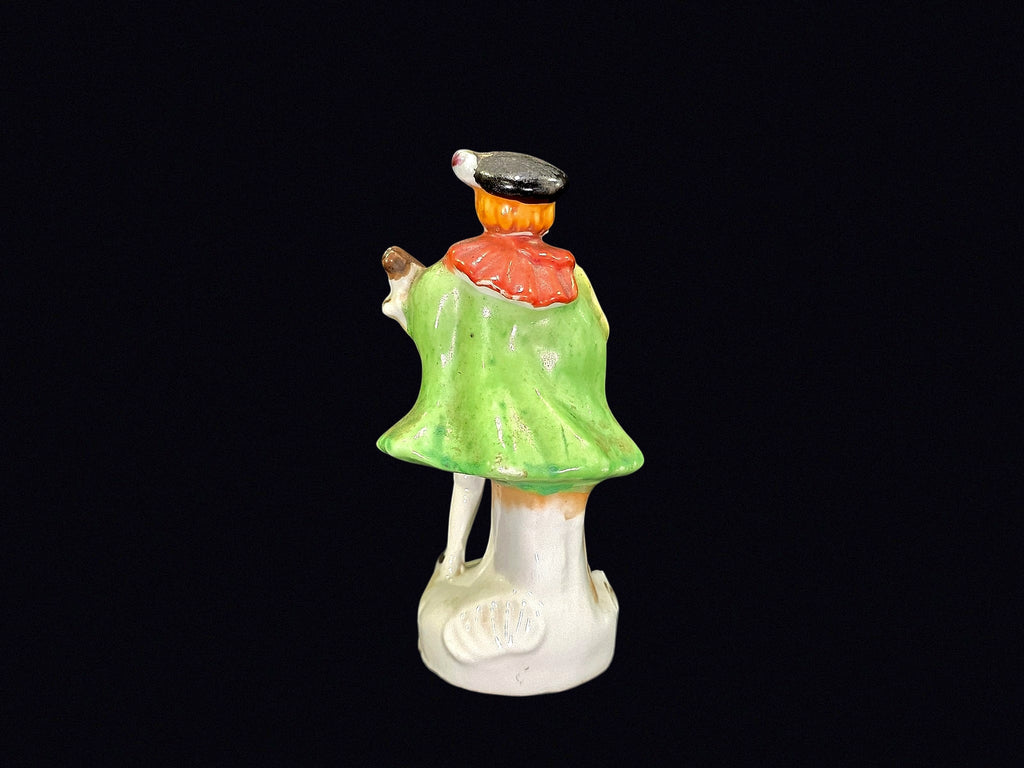 Japan Porcelain Mandolin Player Figurine c1950