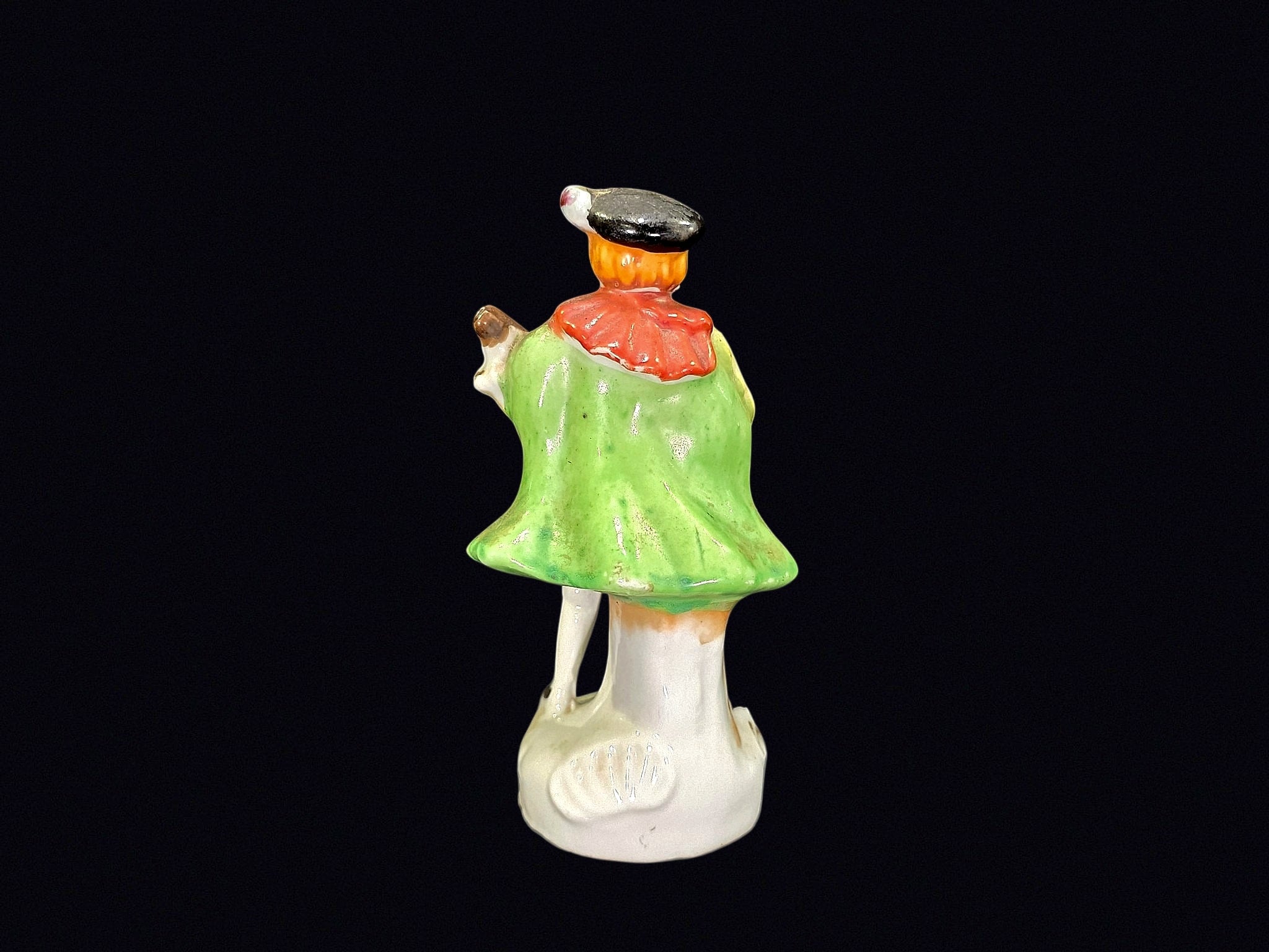 Japan Porcelain Mandolin Player Figurine c1950
