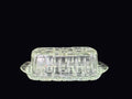 EAPC Style Pressed Glass Butter Dish Mid 20th C