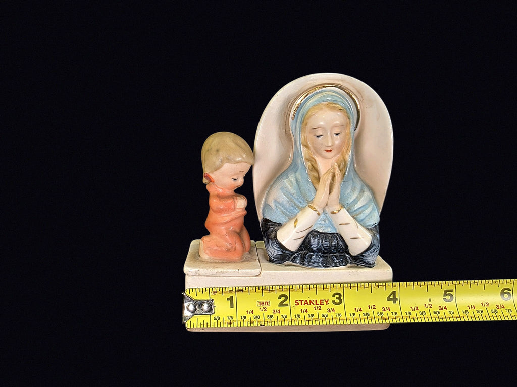 Madonna and Child Ceramic Planter Japan 1950s