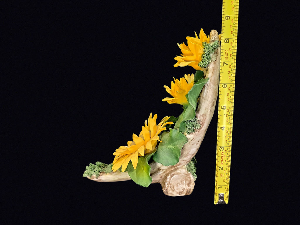 Royal Italy Resin Sunflower Figurine