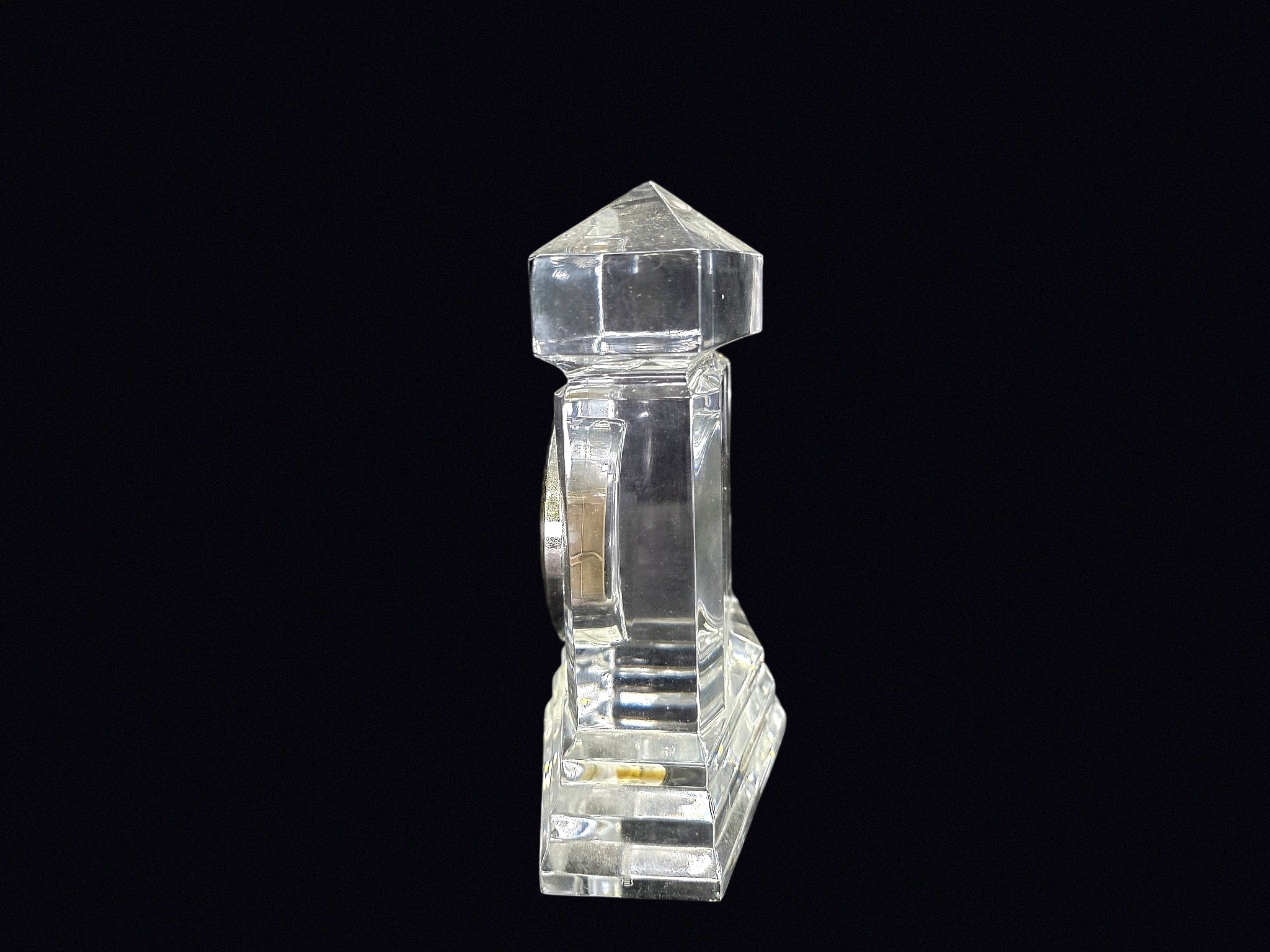 Czech Lead Crystal Quartz Mantel Clock